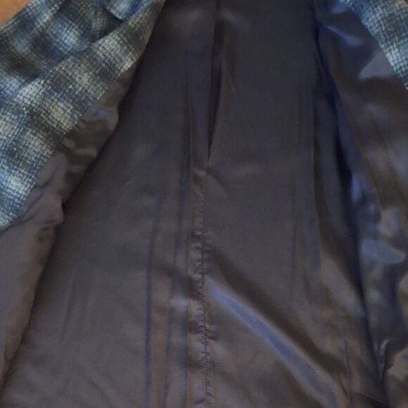 Vintage Spencer Douglas Womans Plaid Peacoat 14 80s 90s Dark Academia Preppy - Picture 5 of 10